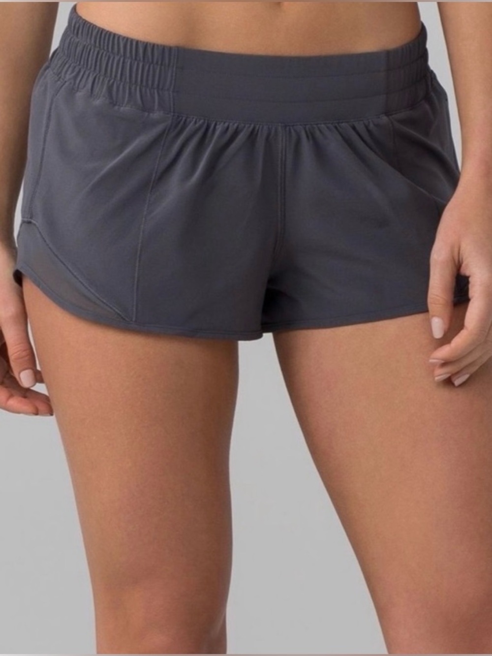 Lululemon Hotty Hot 2.5” Inseam Shorts Dark Gray Performance Running Active